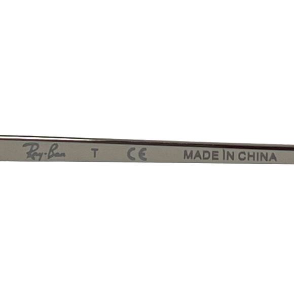 Ray-Ban (Unisex) RB7140 Polished Transparent Prescription Eyeglasses main image 7